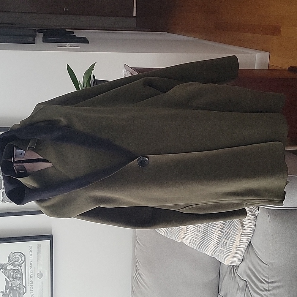 Renee Lamor Coat Large Green Vintage